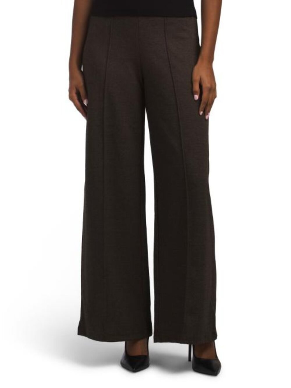 MAX STUDIO LONDON Double Knit Wide Leg Pants